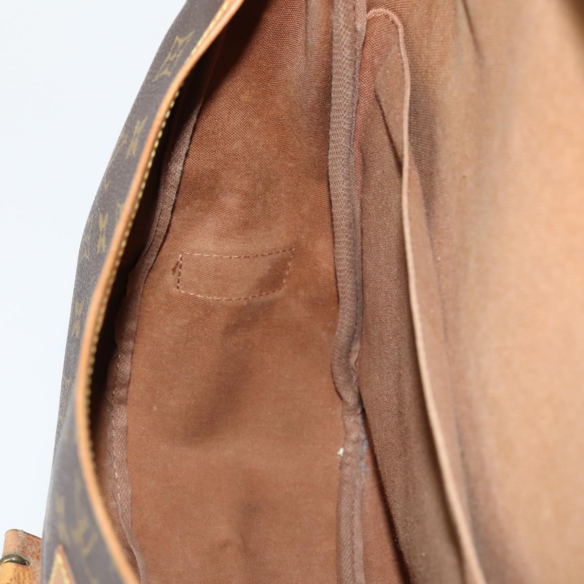 LOUIS VUITTON Monogram Saumur 43 Shoulder Bag M42252 LV Auth 153305