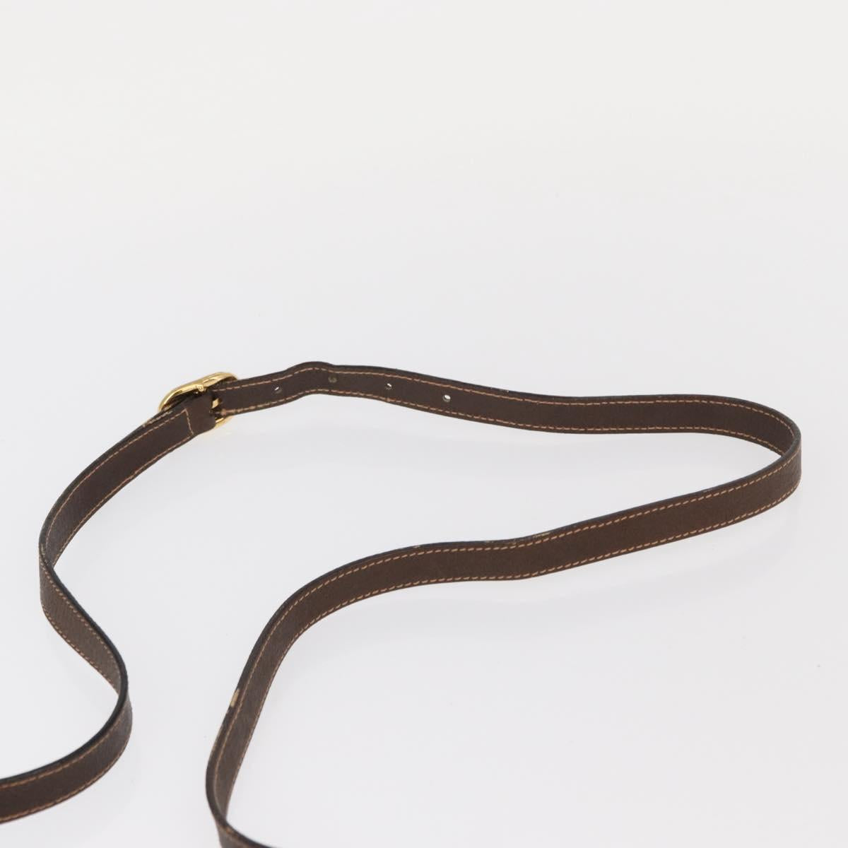 GUCCI GG Supreme Web Sherry Line Bag PVC Beige Gold 89 02 018 Auth 153310