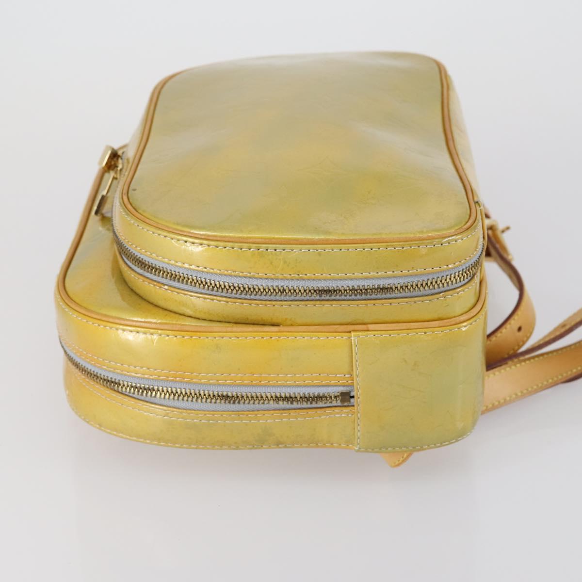 LOUIS VUITTON Monogram Vernis Marley Backpack Gris M91038 LV Auth 153312