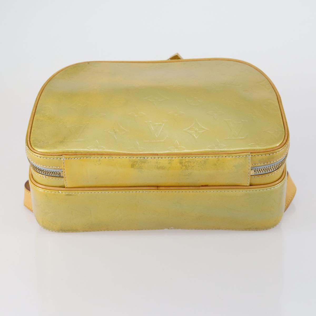 LOUIS VUITTON Monogram Vernis Marley Backpack Gris M91038 LV Auth 153312
