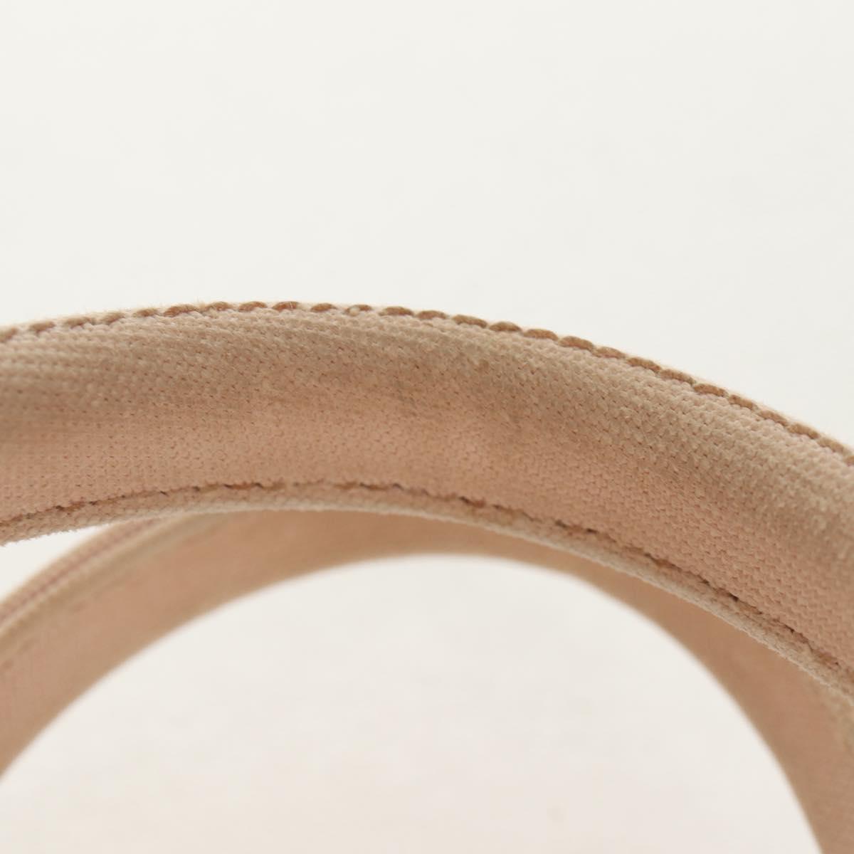 PRADA MIDOLLINO PATCH Wicker Basket Bag Bag Rattan Pink Gold 1BG835 Auth 153331V