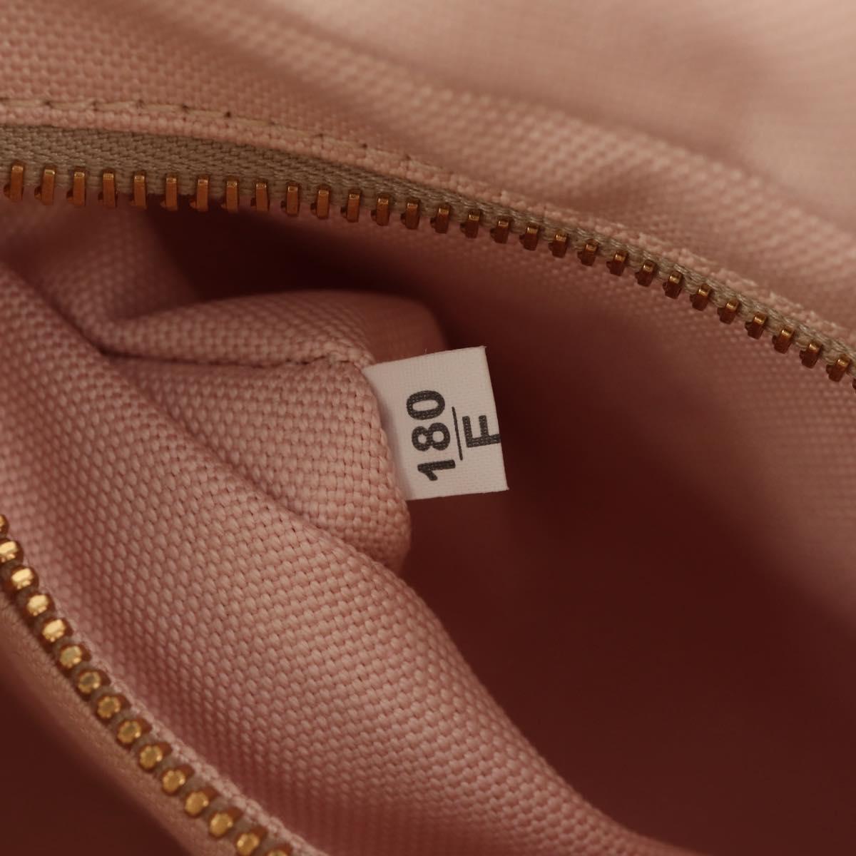 PRADA MIDOLLINO PATCH Wicker Basket Bag Bag Rattan Pink Gold 1BG835 Auth 153331V