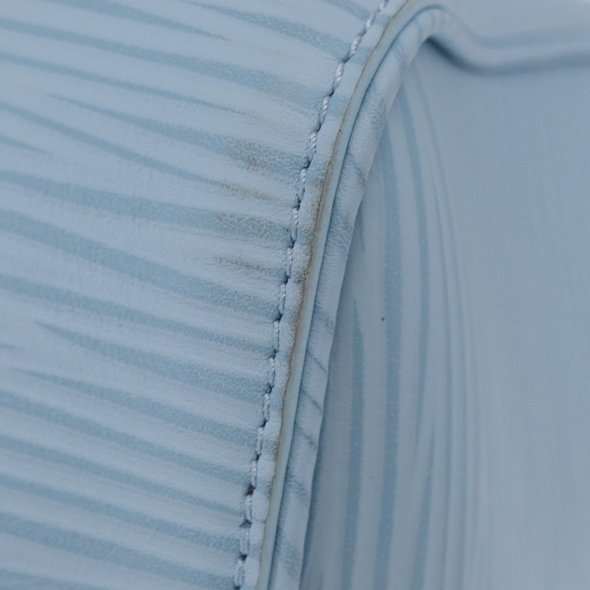 LOUIS VUITTON Epi XL Keepall Bandouliere 50 Bag Ice Blue M24949 LV Auth 153333SM