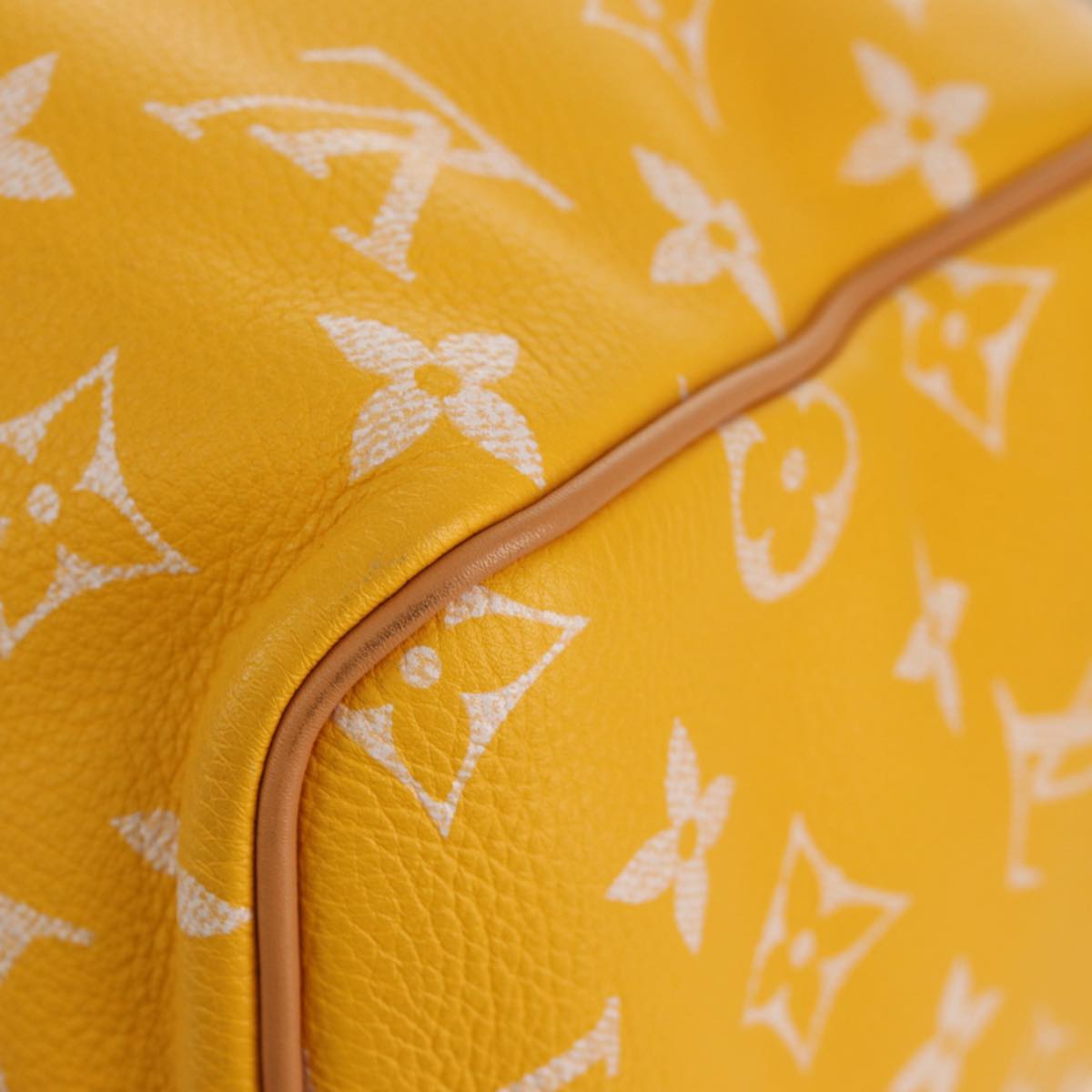 LOUIS VUITTON Speedy P9 Bandouliere 40 Bag Jaune Mat M24419 LV Auth 153334SM