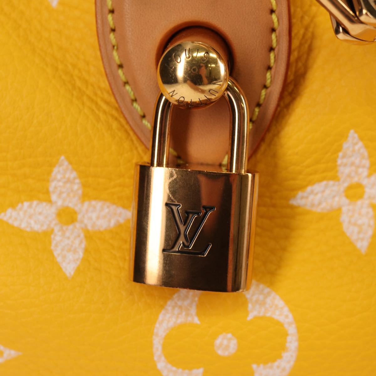 LOUIS VUITTON Speedy P9 Bandouliere 40 Bag Jaune Mat M24419 LV Auth 153334SM