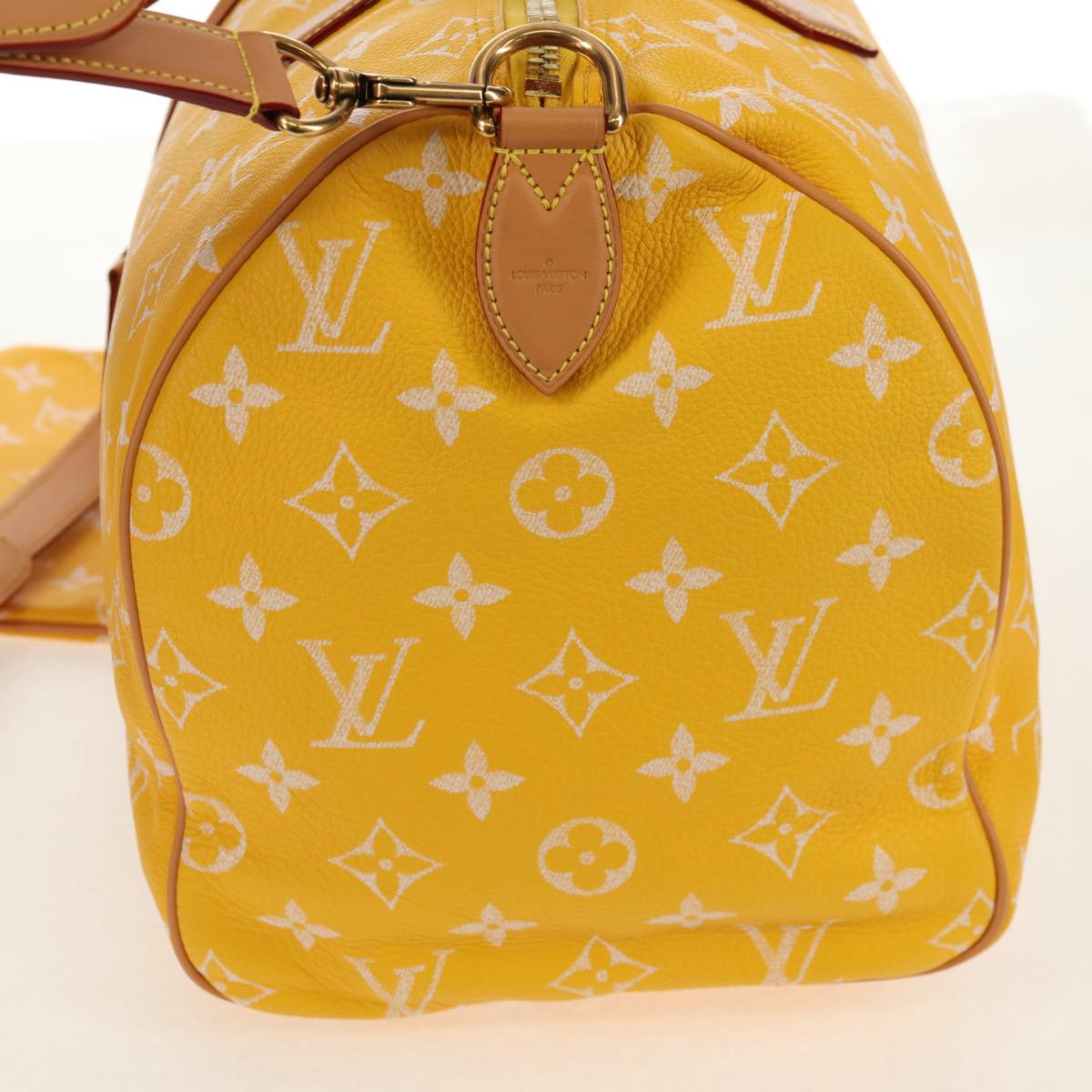 LOUIS VUITTON Speedy P9 Bandouliere 40 Bag Jaune Mat M24419 LV Auth 153334SM