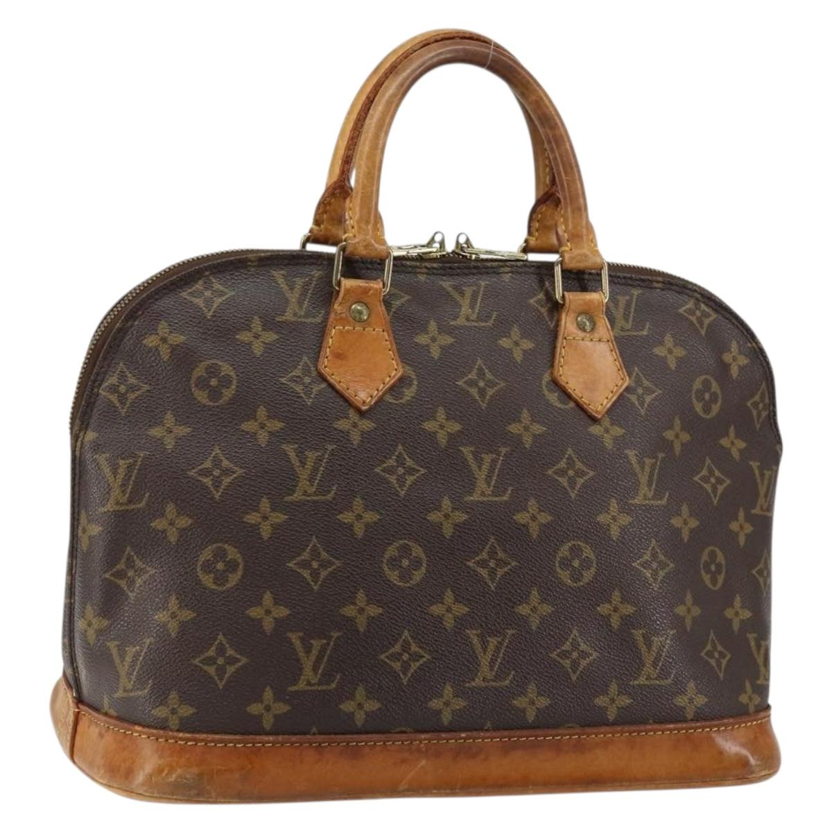 LOUIS VUITTON Monogram Alma Hand Bag M51130 LV Auth 153343