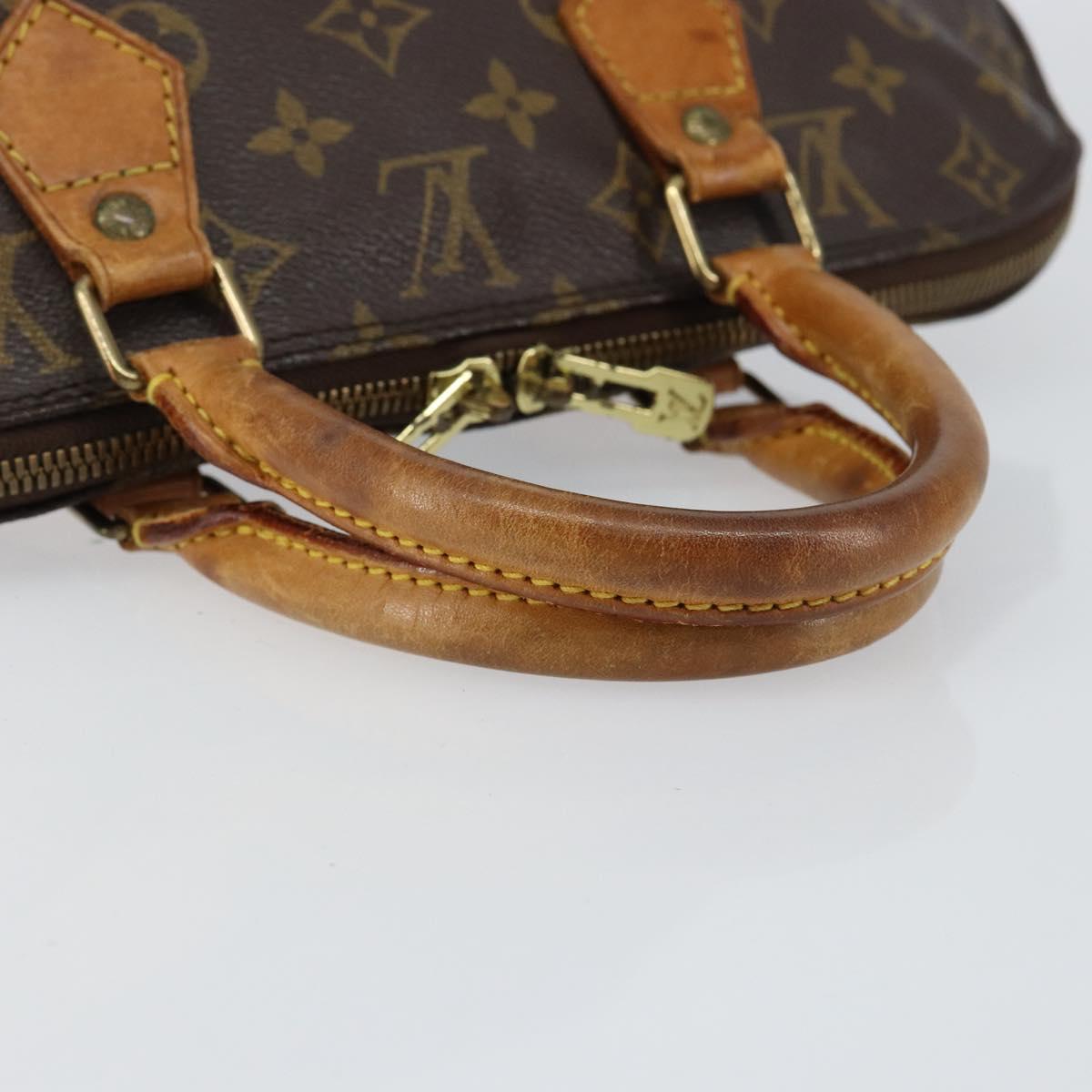 LOUIS VUITTON Monogram Alma Hand Bag M51130 LV Auth 153343