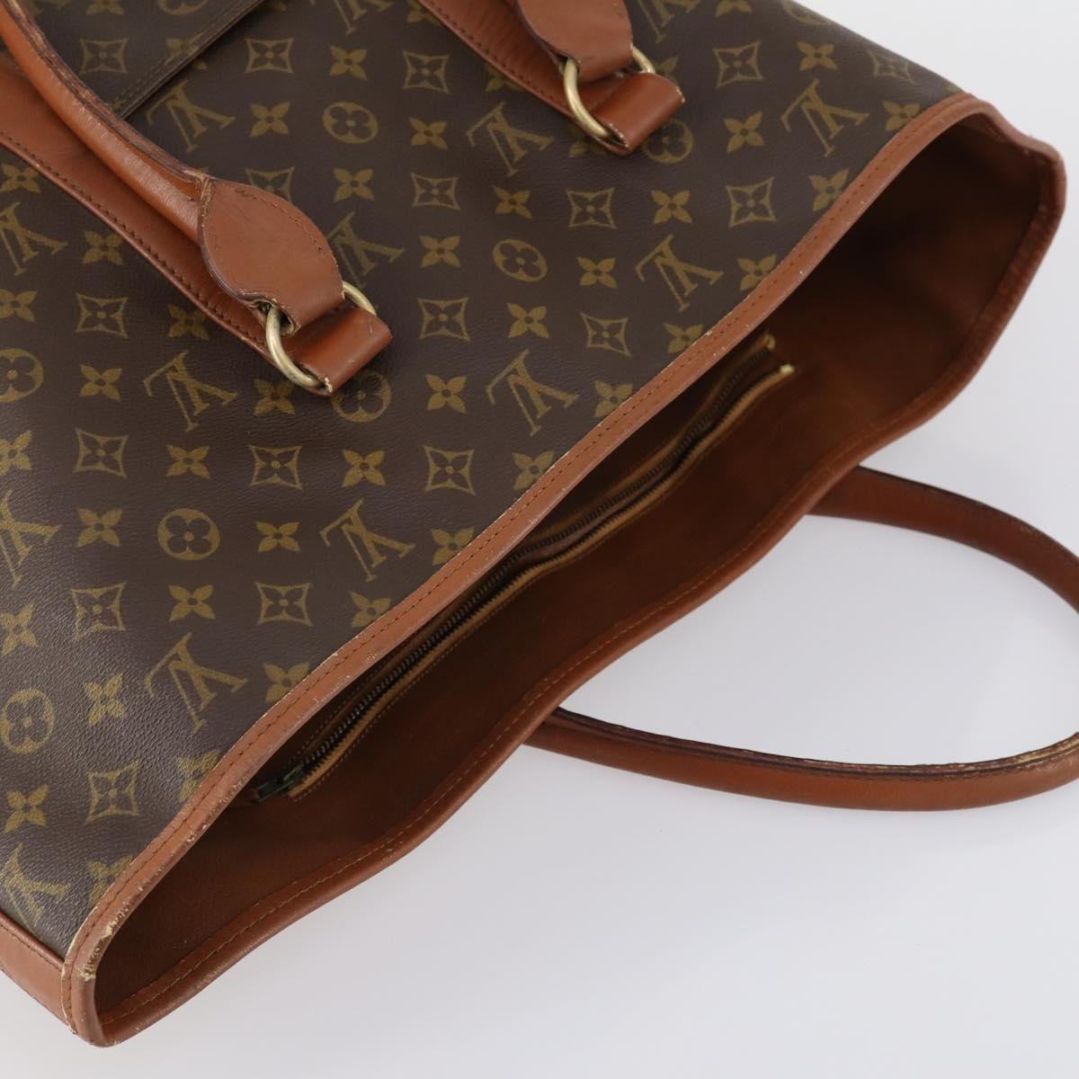 LOUIS VUITTON Monogram Sac Weekend GM Tote Bag M42420 LV Auth 153344
