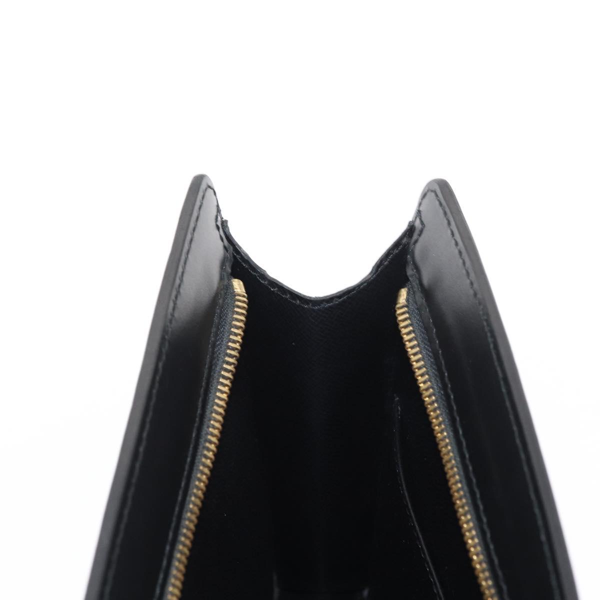 LOUIS VUITTON Epi Pochette Homme Clutch Bag Black Noir M52522 LV Auth 153345