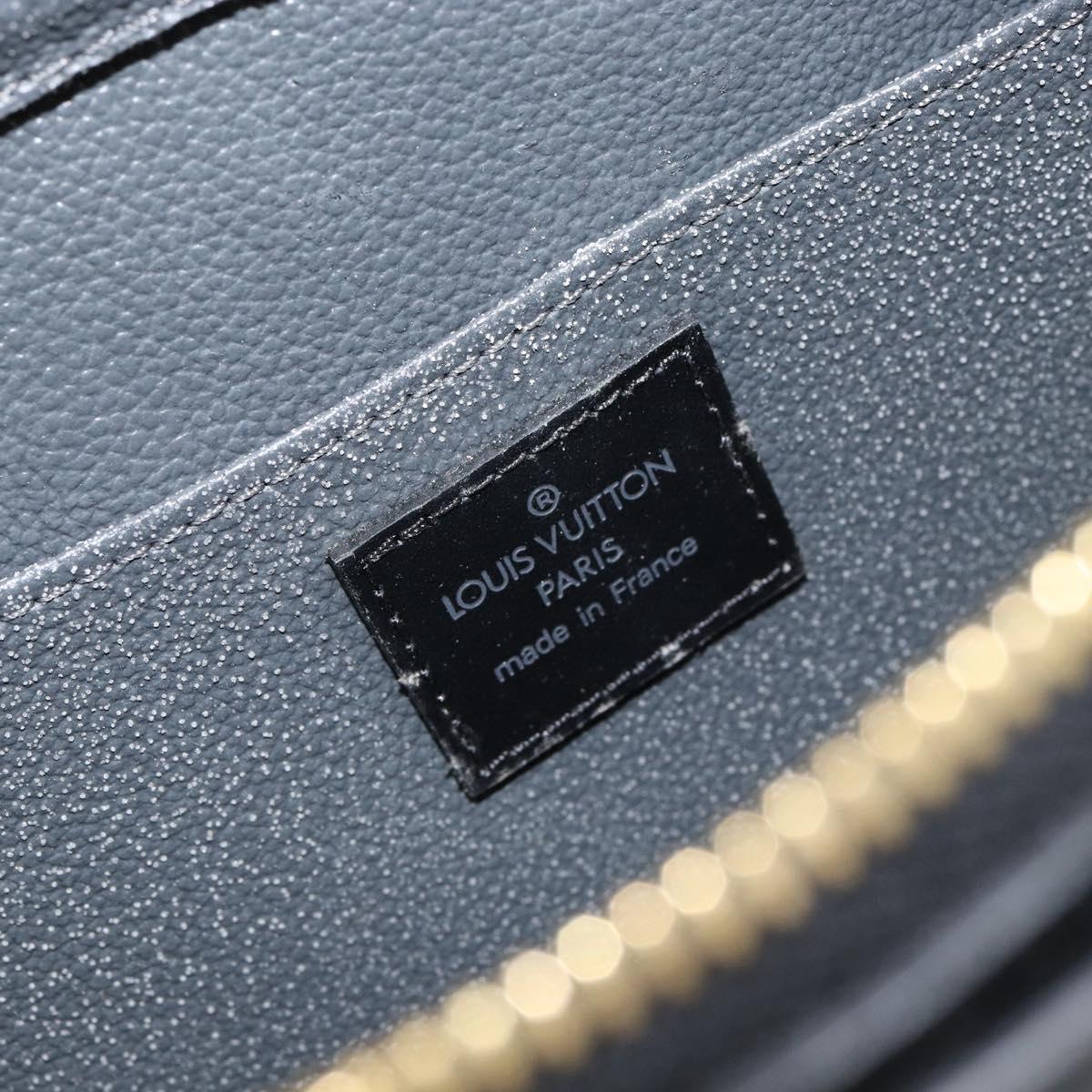 LOUIS VUITTON Epi Dauphine GM Cosmetic Pouch Black M48432 LV Auth 153346