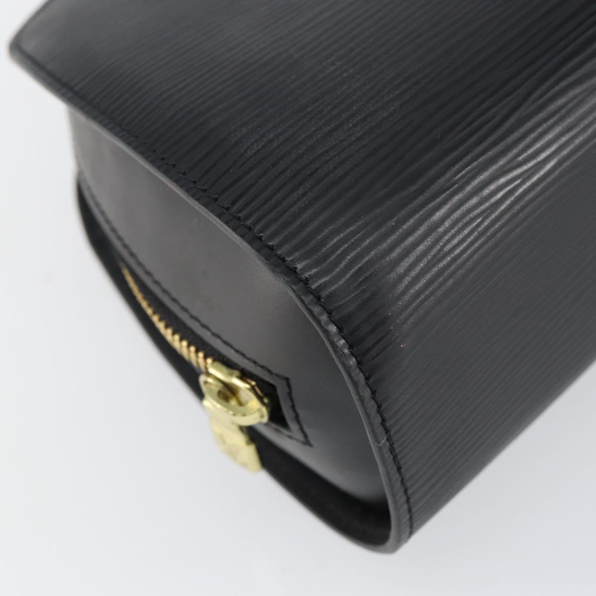 LOUIS VUITTON Epi Dauphine GM Cosmetic Pouch Black M48432 LV Auth 153346