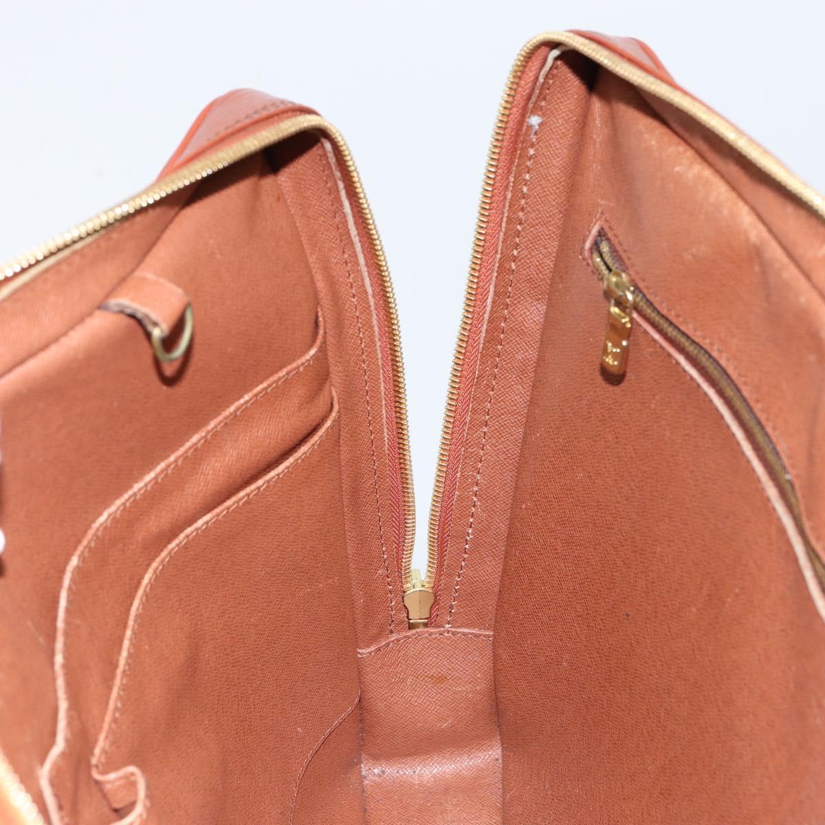 LOUIS VUITTON Epi Porte Documents Voyage Business Bag Brown M54478 Auth 153355