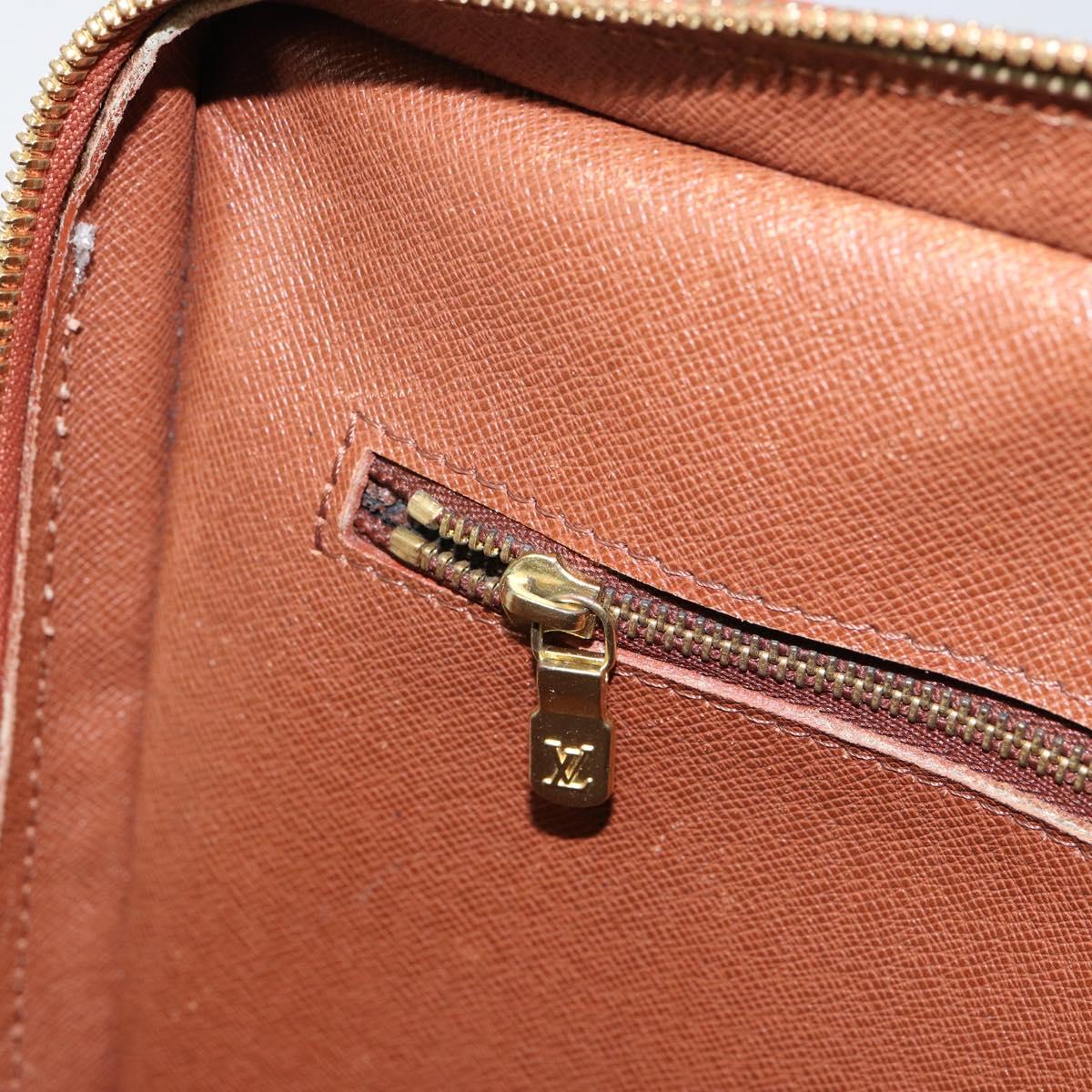 LOUIS VUITTON Epi Porte Documents Voyage Business Bag Brown M54478 Auth 153355