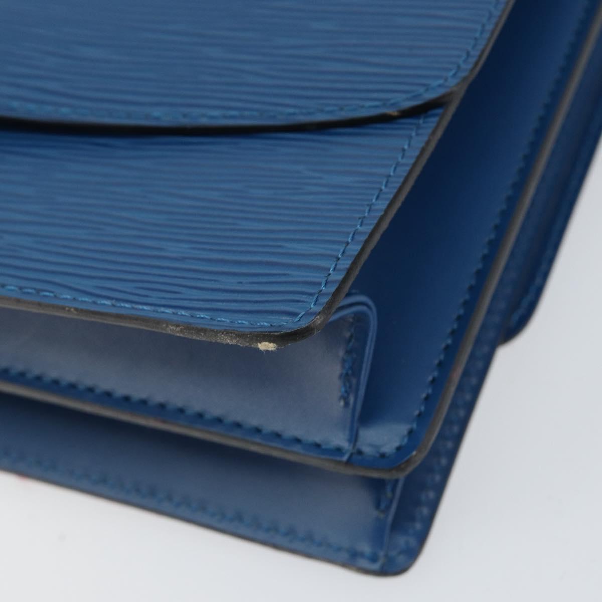 LOUIS VUITTON Epi Grenel Shoulder Bag Blue M52362 LV Auth 153376