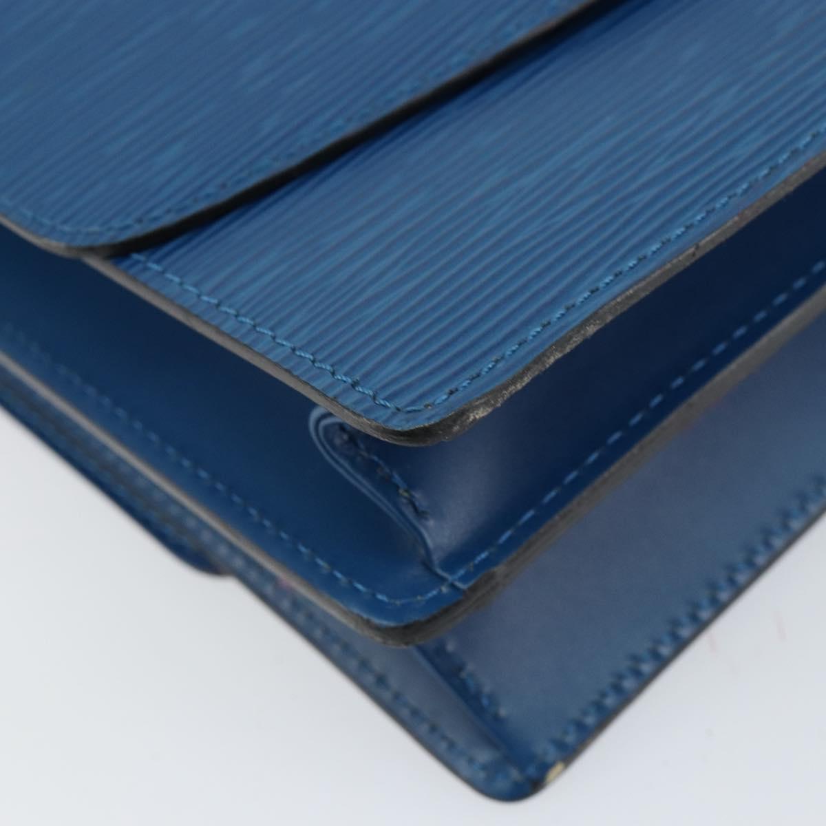 LOUIS VUITTON Epi Grenel Shoulder Bag Blue M52362 LV Auth 153376