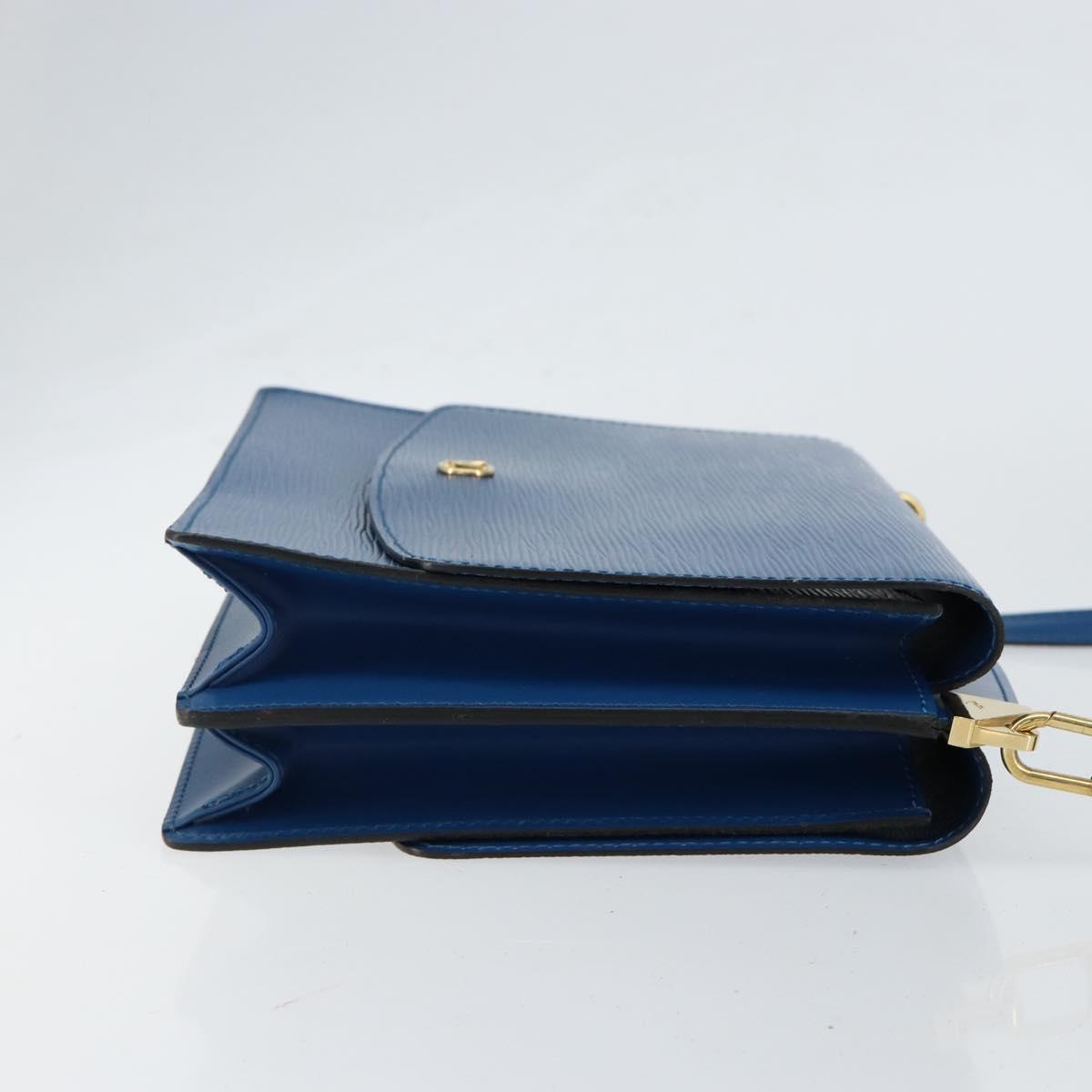 LOUIS VUITTON Epi Grenel Shoulder Bag Blue M52362 LV Auth 153376