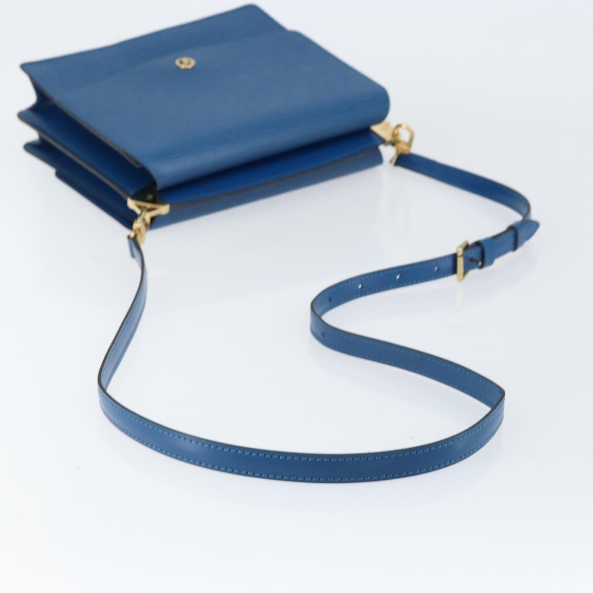 LOUIS VUITTON Epi Grenel Shoulder Bag Blue M52362 LV Auth 153376