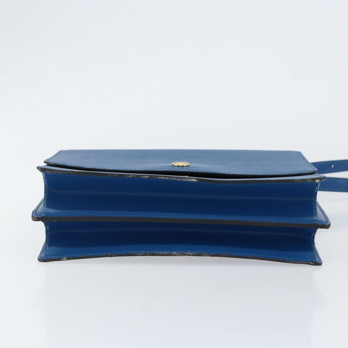 LOUIS VUITTON Epi Grenel Shoulder Bag Blue M52362 LV Auth 153376