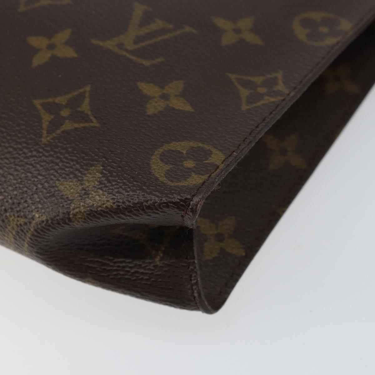 LOUIS VUITTON Monogram Poche Toilette 26 Pouch M47542 LV Auth 153380
