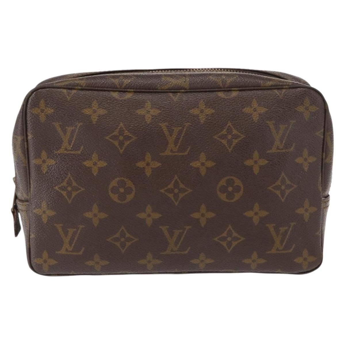 LOUIS VUITTON Monogram Trousse Toilette 23 Clutch Bag M47524 LV Auth 153381