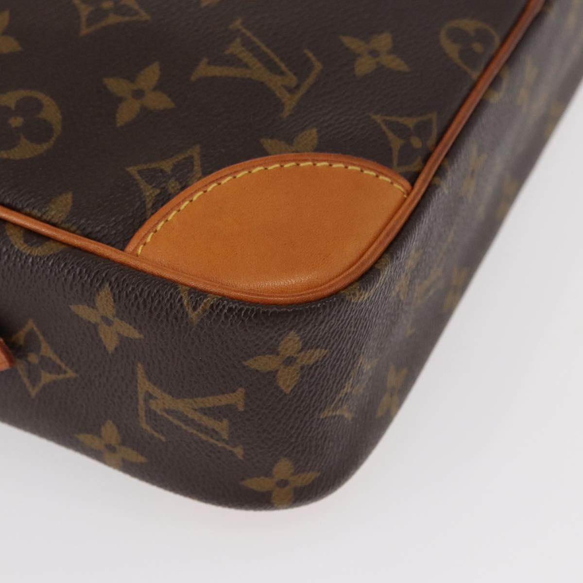 LOUIS VUITTON Monogram Compiegne 28 Clutch Bag M51845 LV Auth 153382