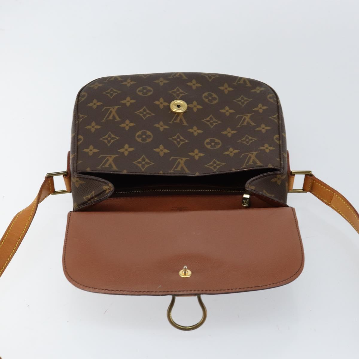 LOUIS VUITTON Monogram Saint Cloud GM Shoulder Bag M51242 LV Auth 153386