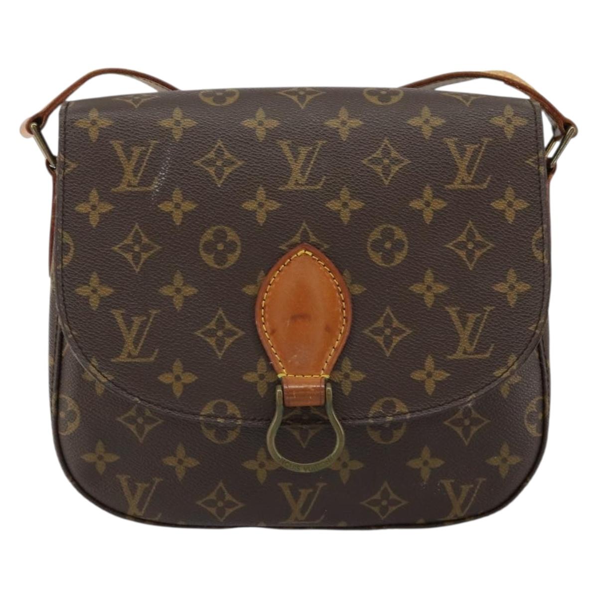 LOUIS VUITTON Monogram Saint Cloud GM Shoulder Bag M51242 LV Auth 153386