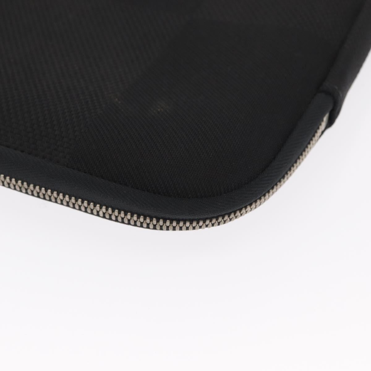 LOUIS VUITTON Damier Geant Computer Sleeve MM PC Case Noir N58036 LV Auth 153387