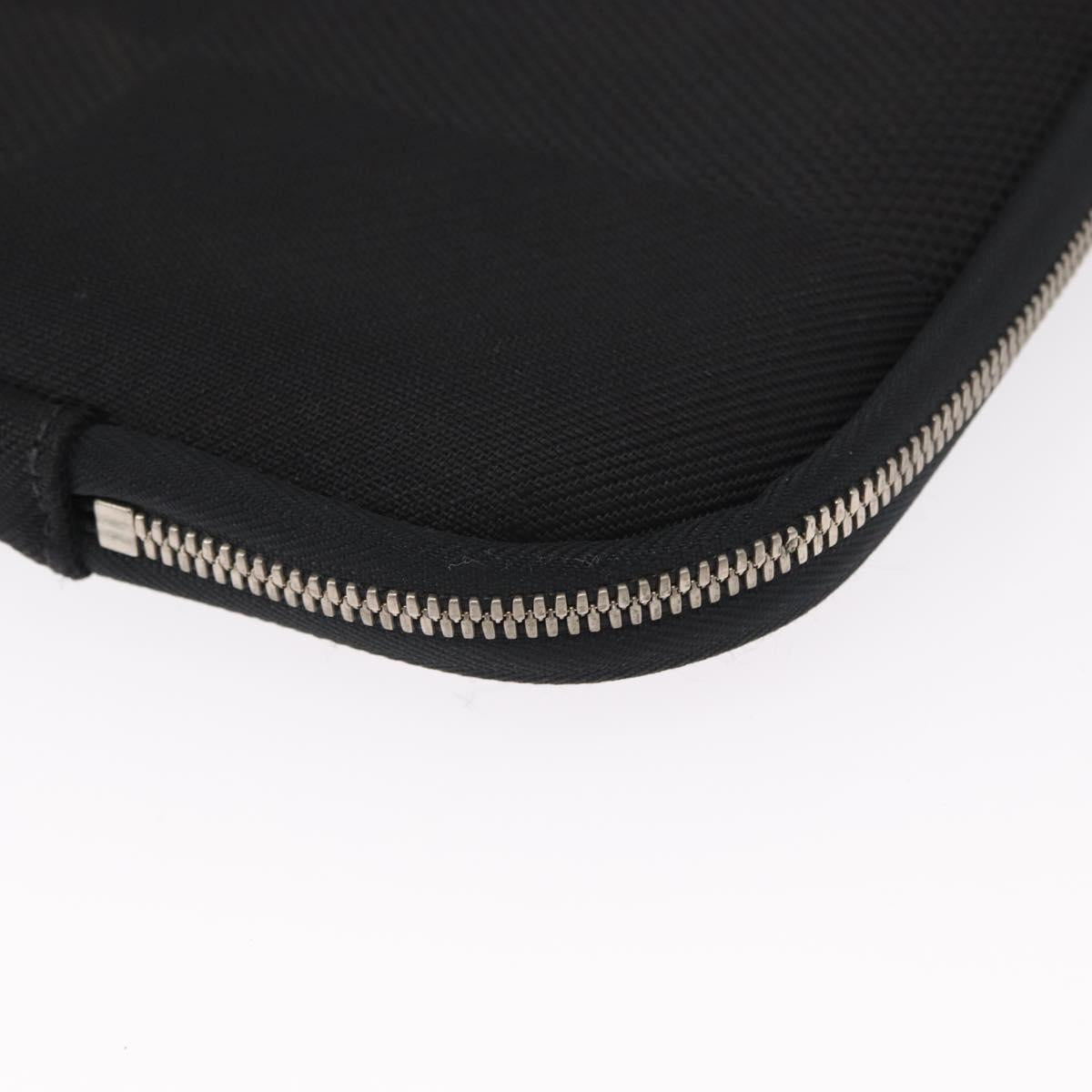 LOUIS VUITTON Damier Geant Computer Sleeve MM PC Case Noir N58036 LV Auth 153387