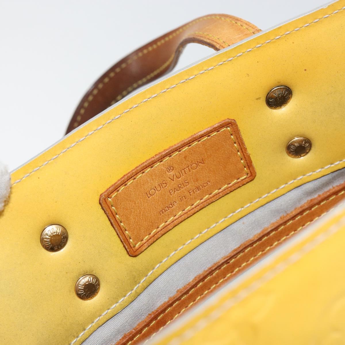 LOUIS VUITTON Monogram Vernis Reade PM Hand Bag Gris M91145 LV Auth 153395