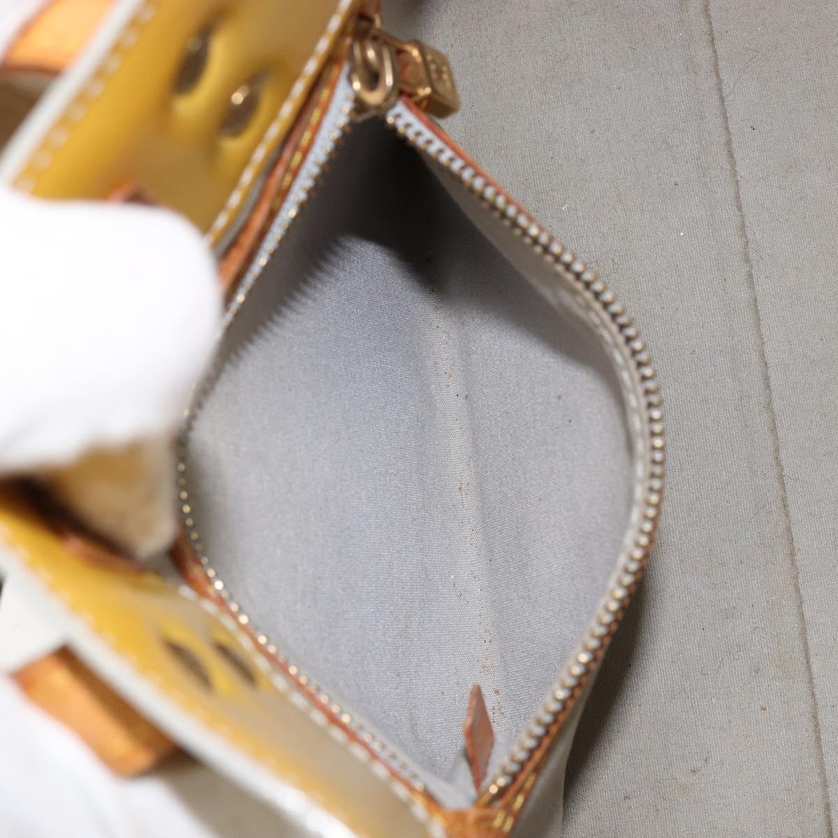 LOUIS VUITTON Monogram Vernis Reade PM Hand Bag Gris M91145 LV Auth 153395