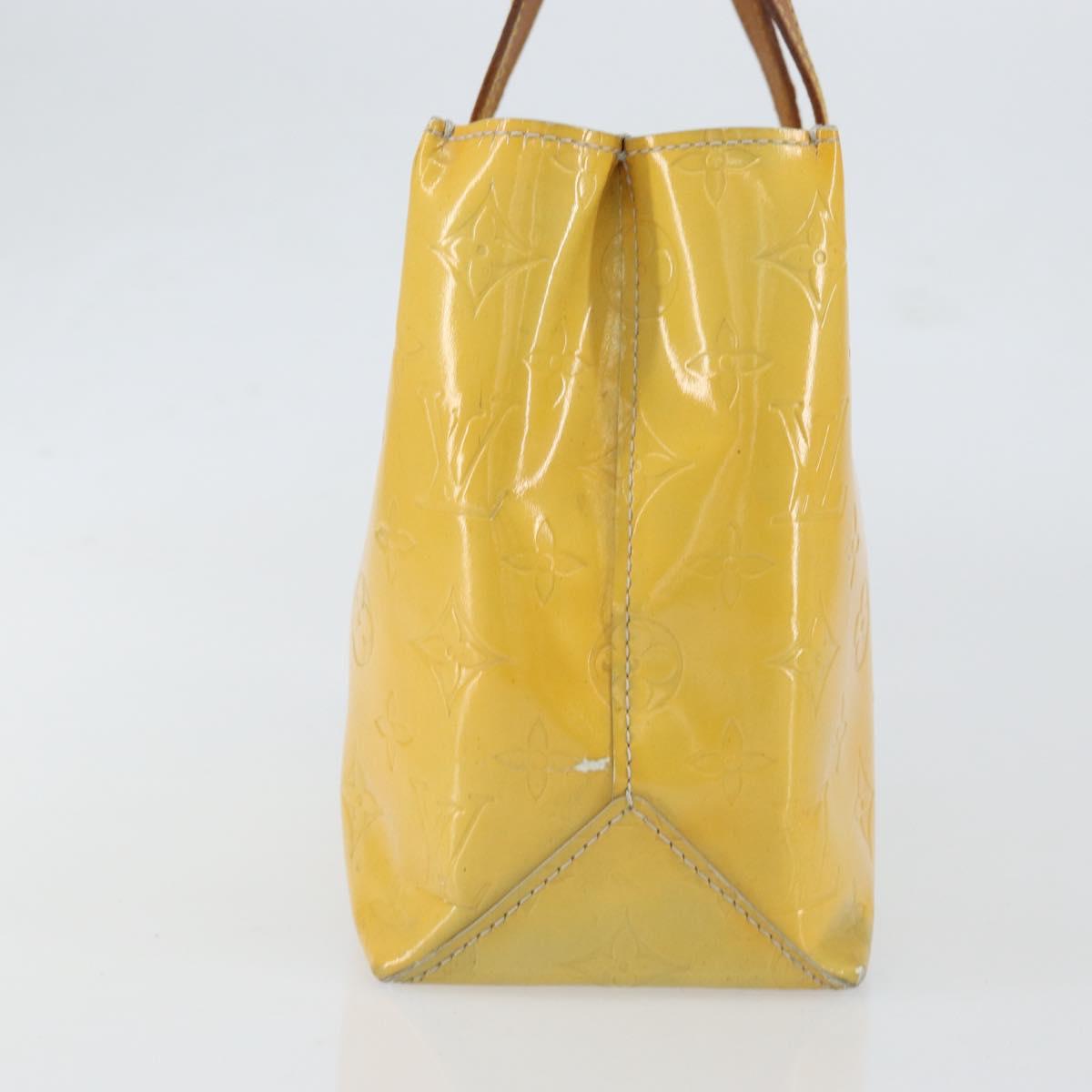 LOUIS VUITTON Monogram Vernis Reade PM Hand Bag Gris M91145 LV Auth 153395