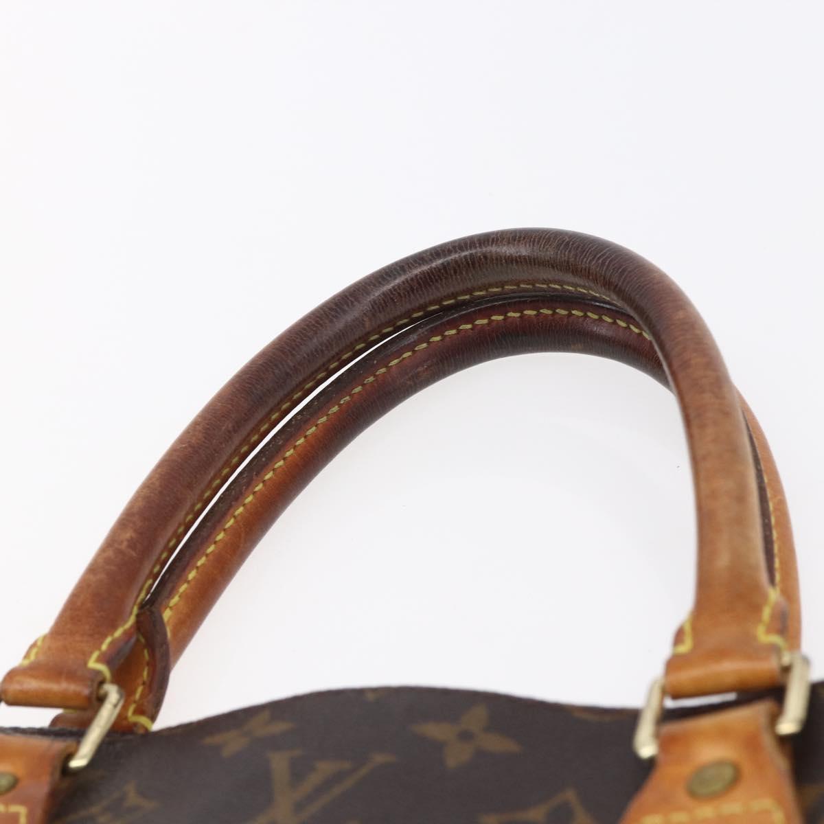 LOUIS VUITTON Monogram Sac Plat Hand Bag M51140 LV Auth 153399