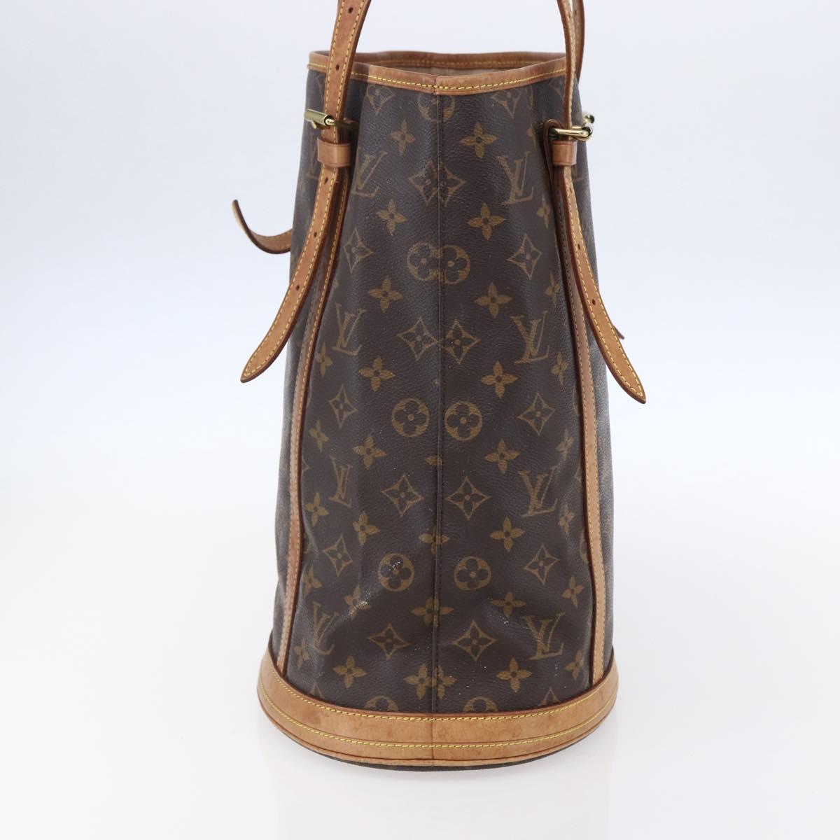 LOUIS VUITTON Monogram Bucket GM Shoulder Bag M42236 LV Auth 153401