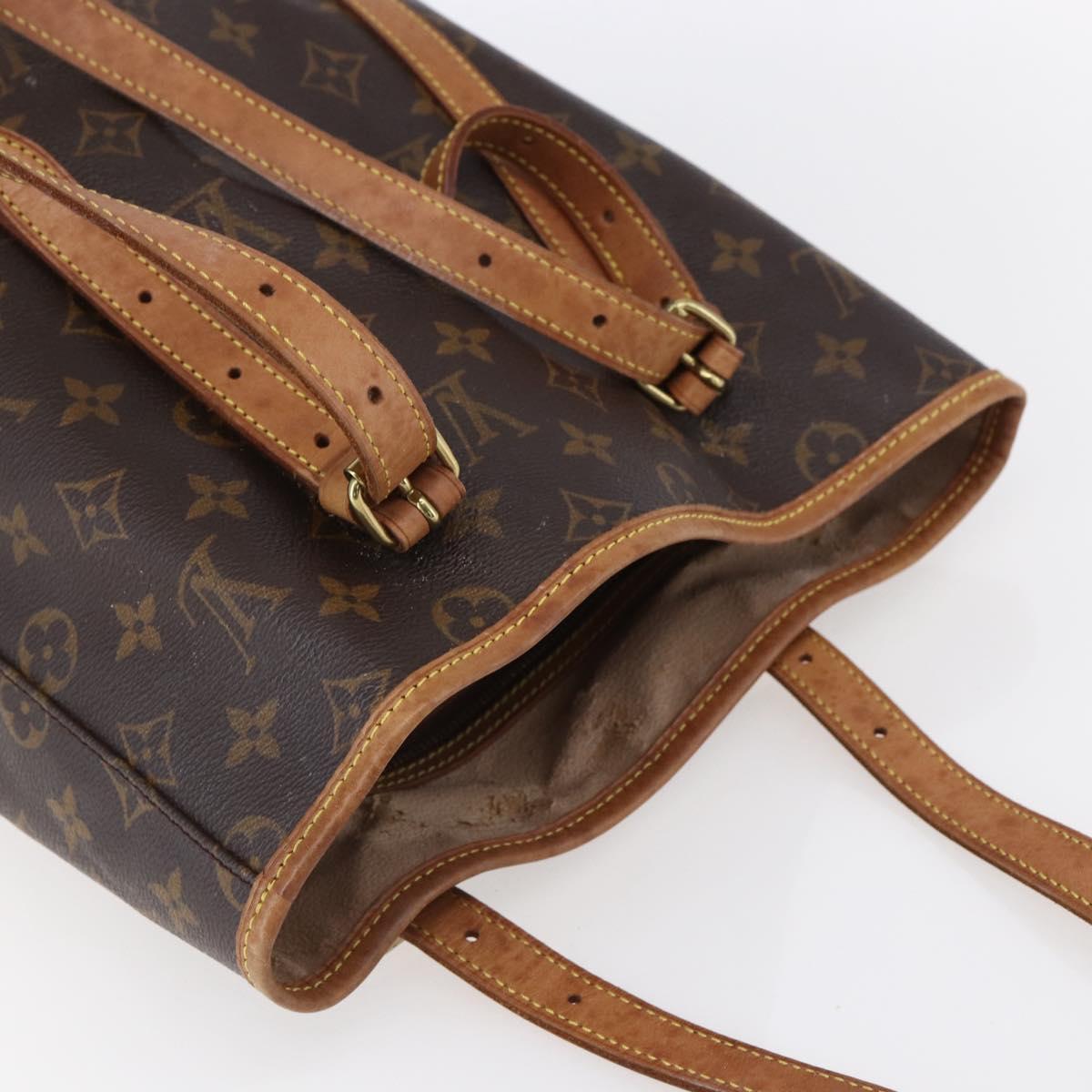 LOUIS VUITTON Monogram Bucket GM Shoulder Bag M42236 LV Auth 153401