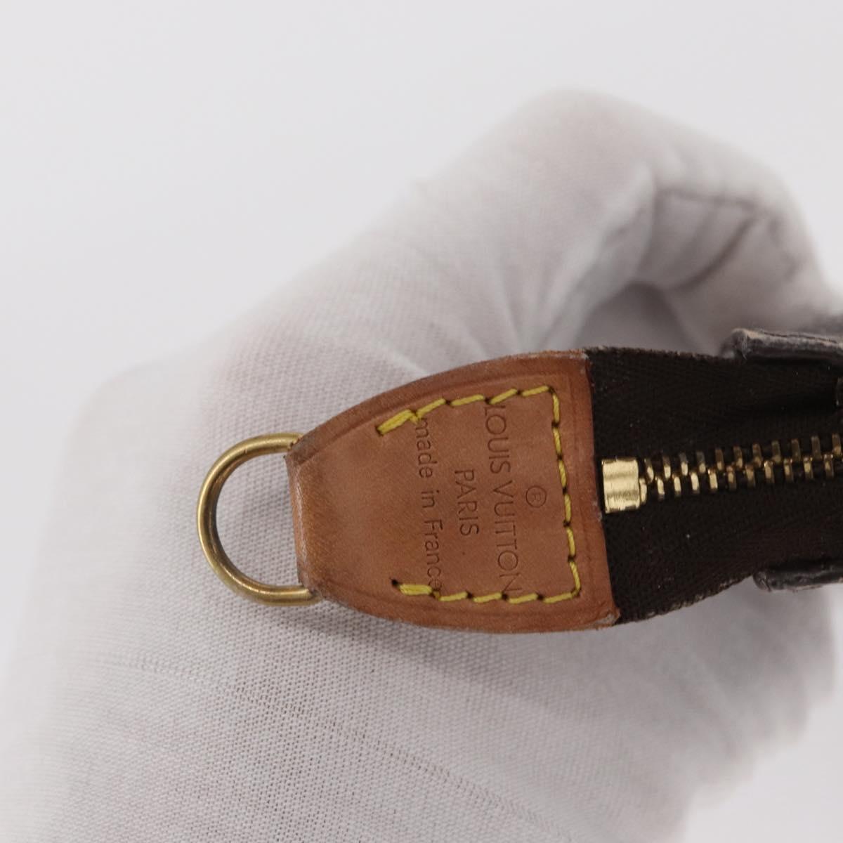 LOUIS VUITTON Monogram Bucket GM Accessory Pouch LV Auth 153402