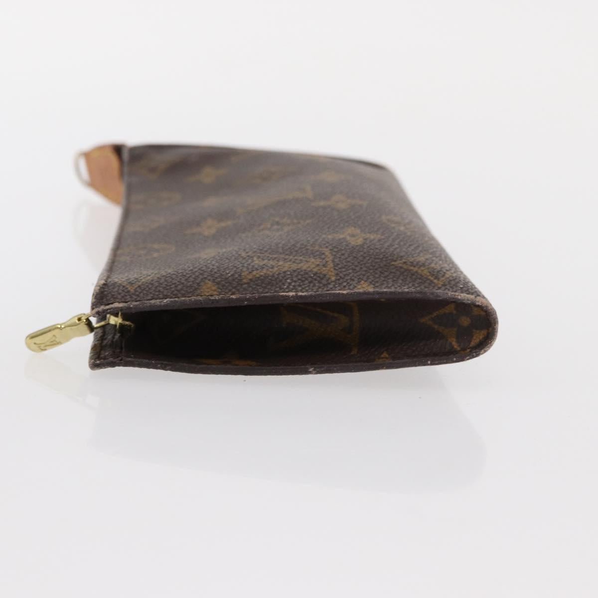 LOUIS VUITTON Monogram Bucket GM Accessory Pouch LV Auth 153402