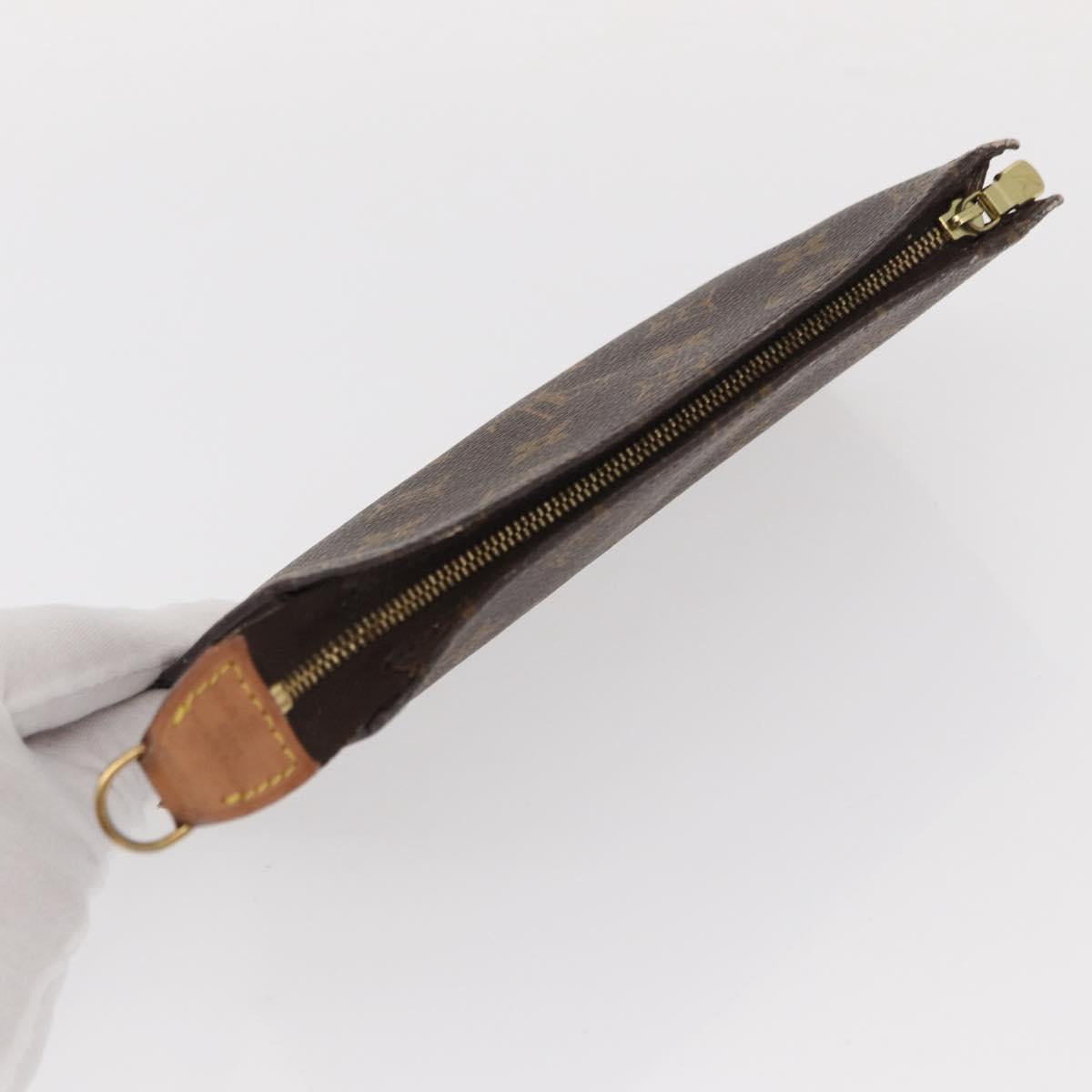 LOUIS VUITTON Monogram Bucket GM Accessory Pouch LV Auth 153402