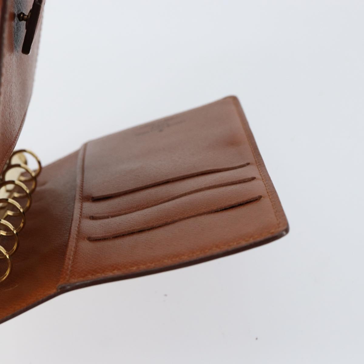 LOUIS VUITTON Epi Agenda PM Day Planner Cover Brown R20053 LV Auth 153407