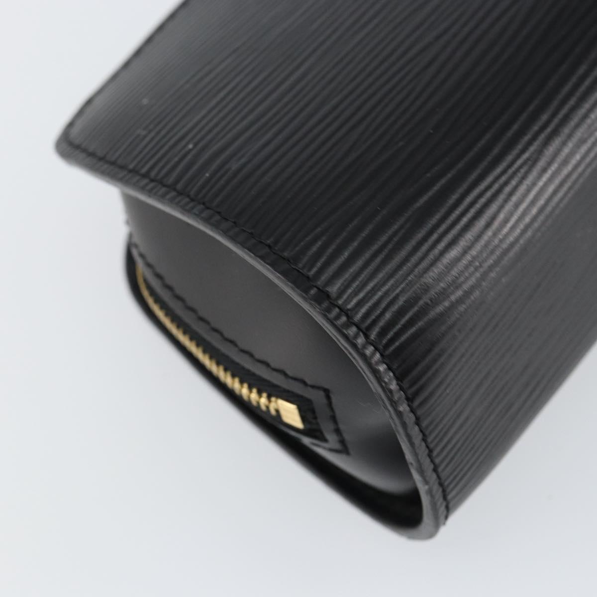 LOUIS VUITTON Epi Dauphine PM Pouch Black M48442 LV Auth 153409