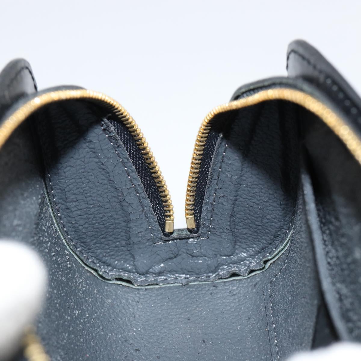 LOUIS VUITTON Epi Dauphine PM Pouch Black M48442 LV Auth 153409