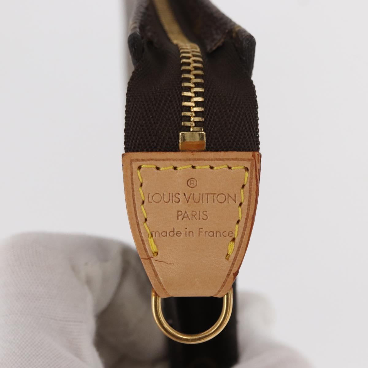 LOUIS VUITTON Monogram Bucket PM Accessory Pouch LV Auth 153410