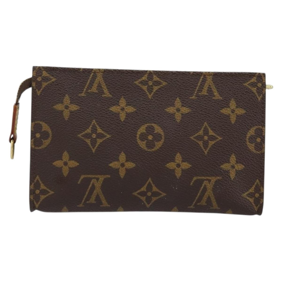 LOUIS VUITTON Monogram Bucket PM Accessory Pouch LV Auth 153411