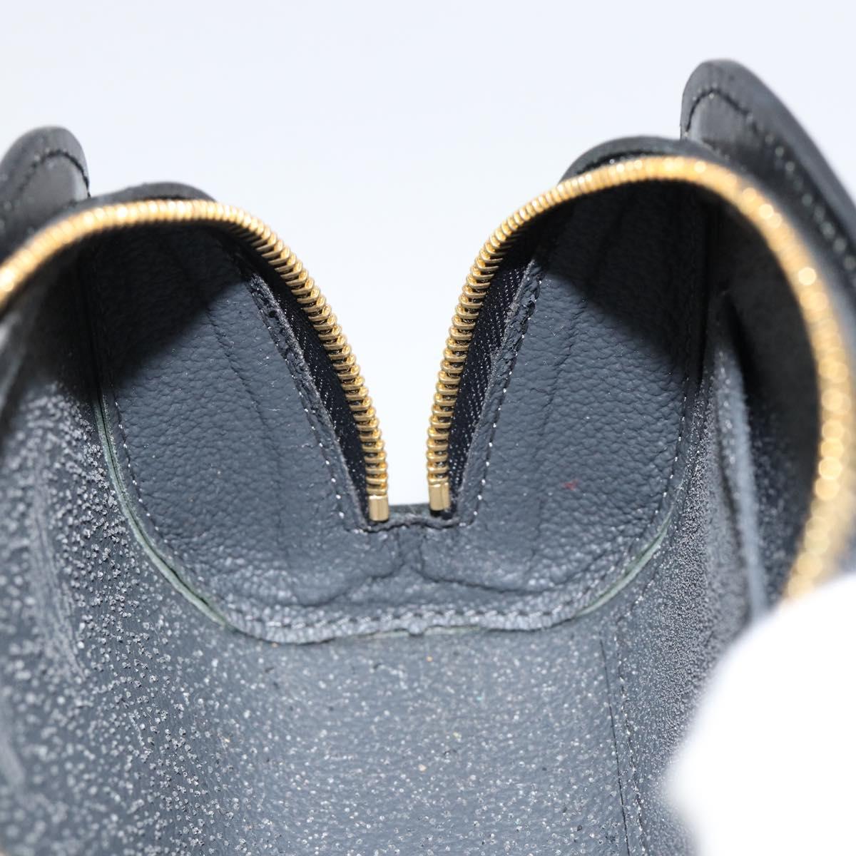 LOUIS VUITTON Epi Dauphine PM Pouch Black M48442 LV Auth 153414