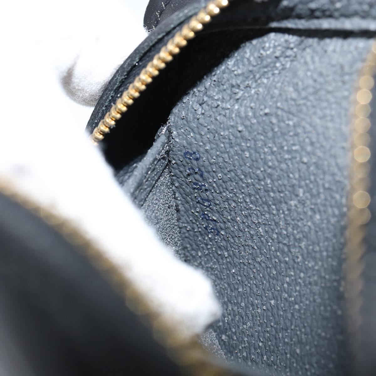 LOUIS VUITTON Epi Dauphine PM Pouch Black M48442 LV Auth 153414