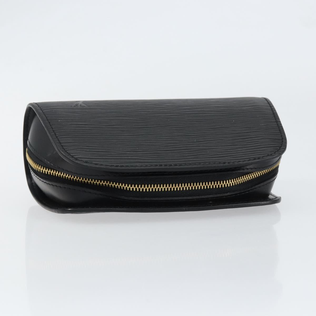 LOUIS VUITTON Epi Dauphine PM Pouch Black M48442 LV Auth 153414