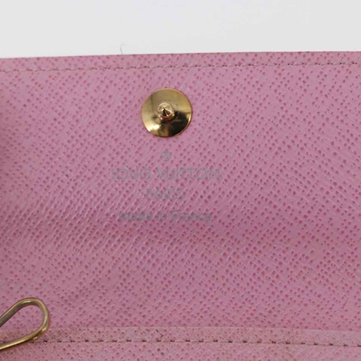 LOUIS VUITTON Monogram Multicolor Multicles 4 Key Case White M93731 Auth 153417