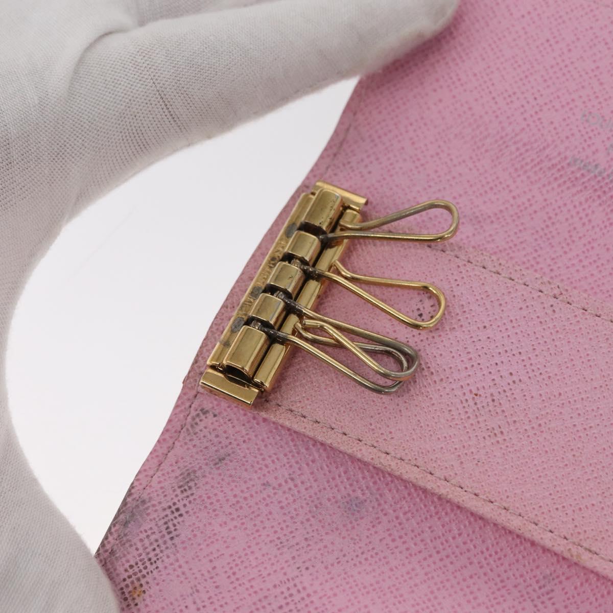 LOUIS VUITTON Monogram Multicolor Multicles 4 Key Case White M93731 Auth 153417