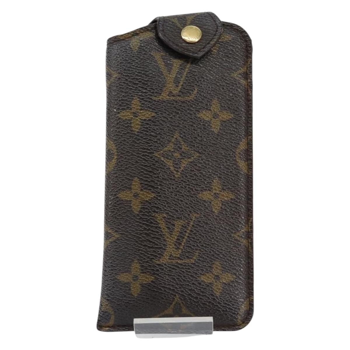 LOUIS VUITTON Monogram Etui Lunette PM Glasses Case M66545 LV Auth 153419